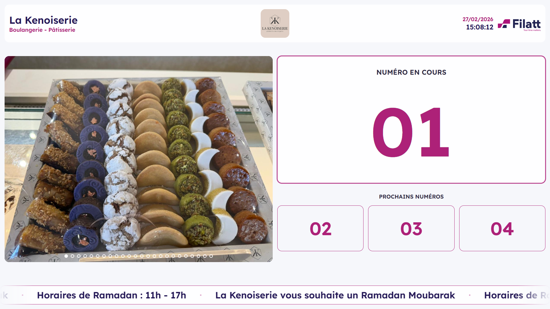 FilAtt — flux et moteur central — Étape 1 — Prise de ticket